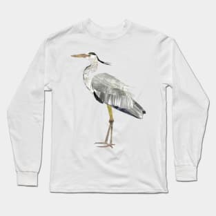 Grey Heron Long Sleeve T-Shirt